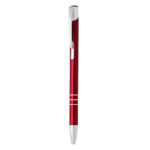 OGGI SLIM, metalna hemijska olovka, crvena