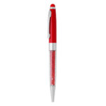 BARONESA, metalna „touch“ hemijska olovka, crvena