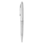 BARONESA, metalna „touch“ hemijska olovka, bela