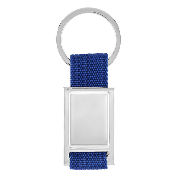 AXEL, metalni privezak za ključeve, plavi