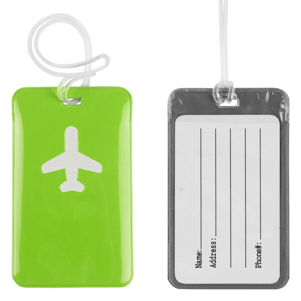TROTERO, identifikaciona kartica za putnu torbu, svetlo zelena