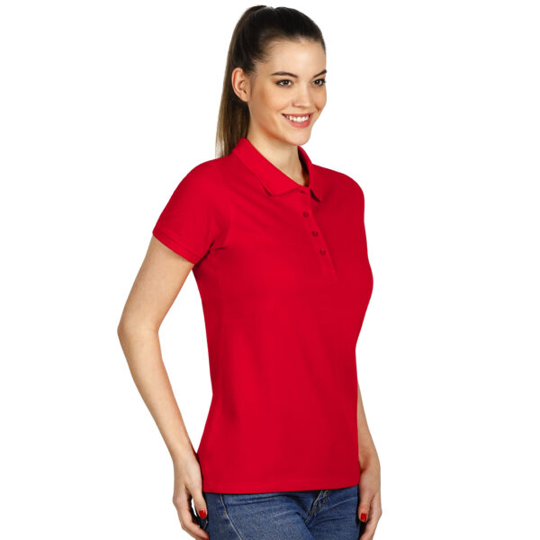 TOP GUN LADY, ženska pamučna polo majica, crvena