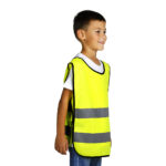 GLOW KID, dečji sigurnosni prsluk, neon žuti