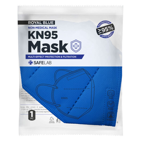 KN95, maska, rojal plava