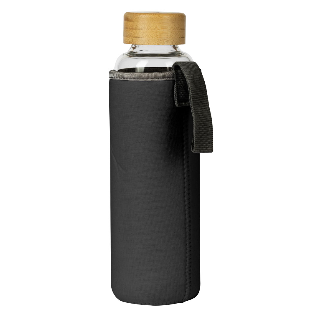 ICE, sportska boca sa neopren navlakom, 600 ml, crna