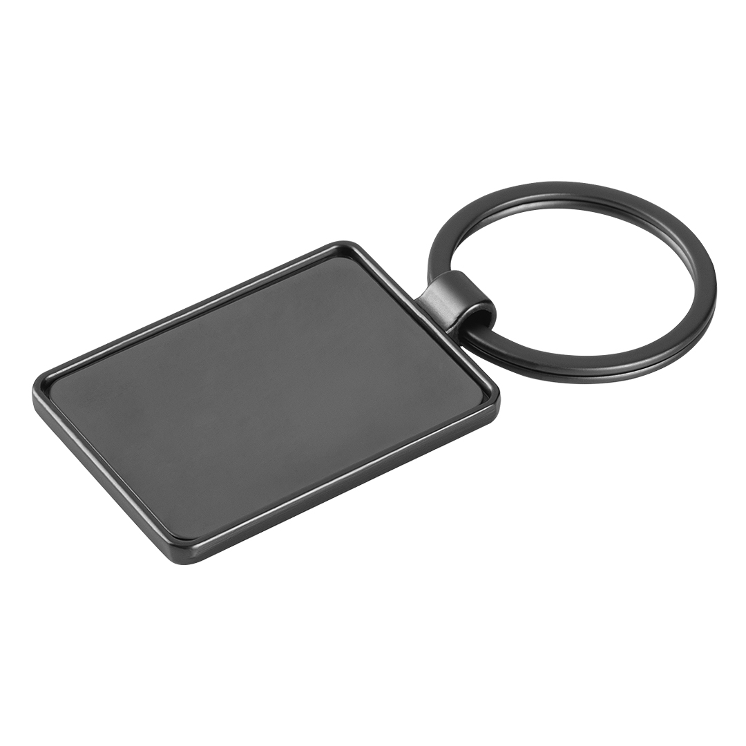 NOIR R, privezak za ključeve, tamno metalni