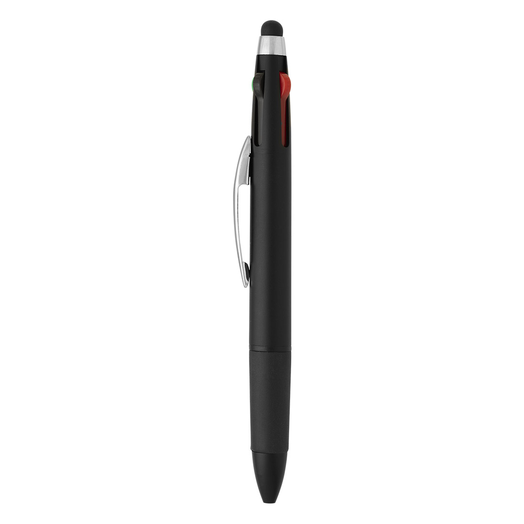 MULTIPEN, plastična „touch“ hemijska olovka, crna