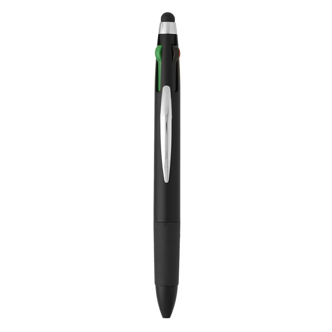 MULTIPEN, plastična „touch“ hemijska olovka, crna
