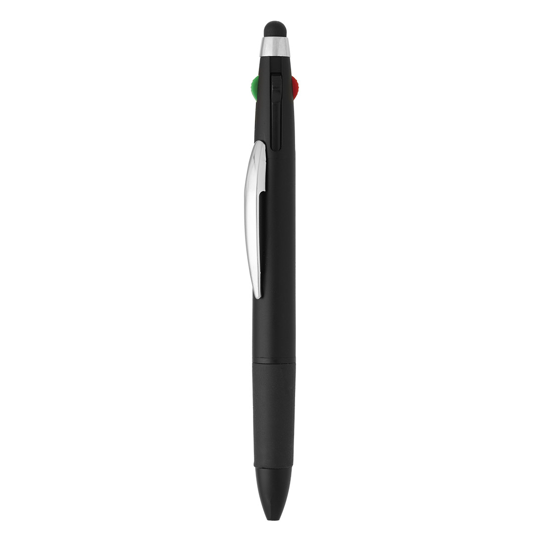 MULTIPEN, plastična „touch“ hemijska olovka, crna