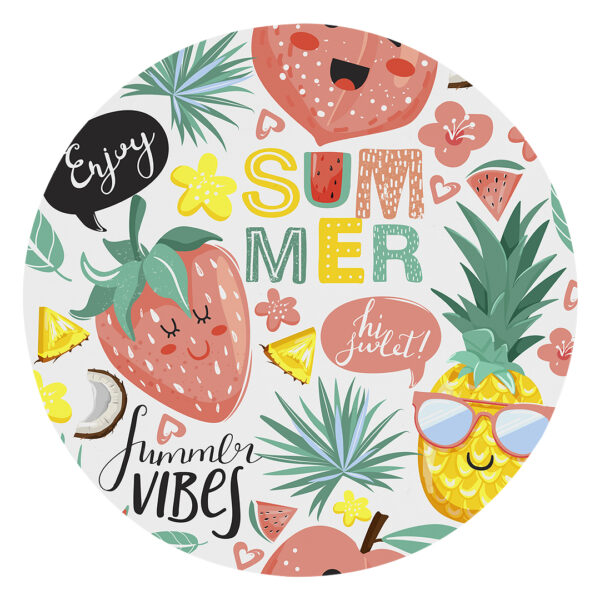 SUBLI MAGNET ROUND, magnet za sublimaciju, beli