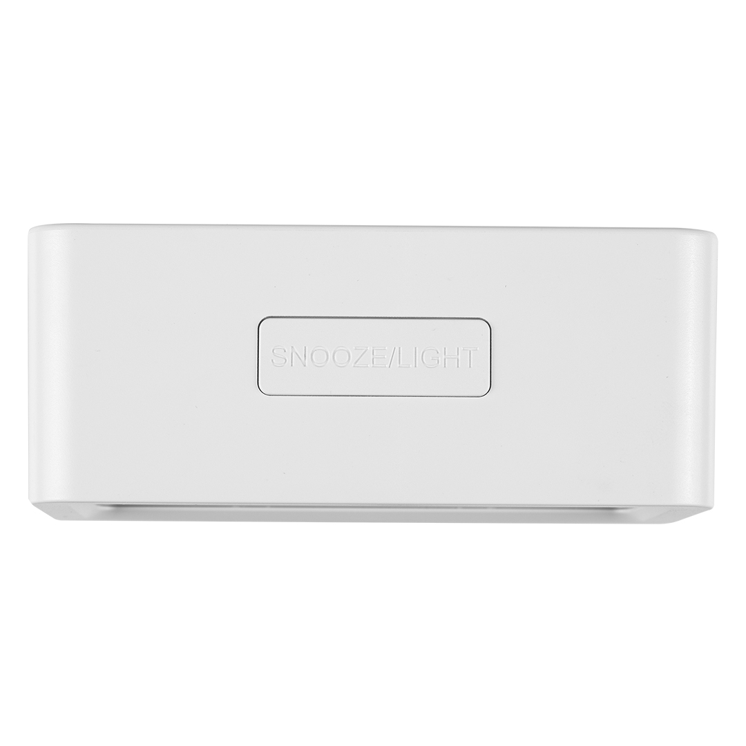 TIMEOUT, digitalni stoni lcd sat, beli