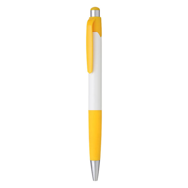 505, plastična hemijska olovka, žuta