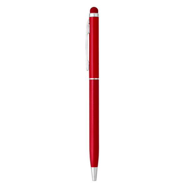 ALBERGO, metalna "touch" hemijska olovka, crvena