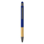 TITANIUM TOUCH BAMBOO, metalna “touch” hemijska olovka, rojal plava