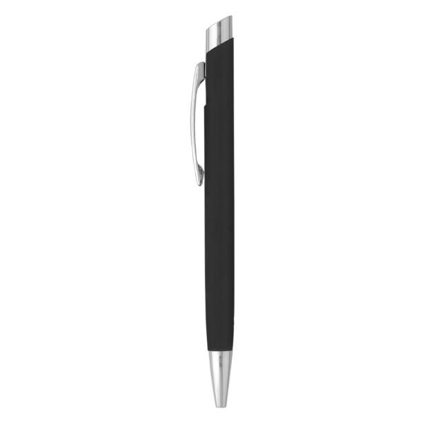 HARMONY SOFT, metalna hemijska olovka u metalnoj poklon tubi, crna