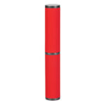 ORION SOFT, metalna hemijska olovka u metalnoj poklon tubi, crvena