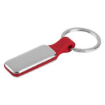 CORSO R, metalni privezak za ključeve, crveni
