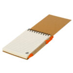 ORGANIC, notes sa olovkom, narandžasti
