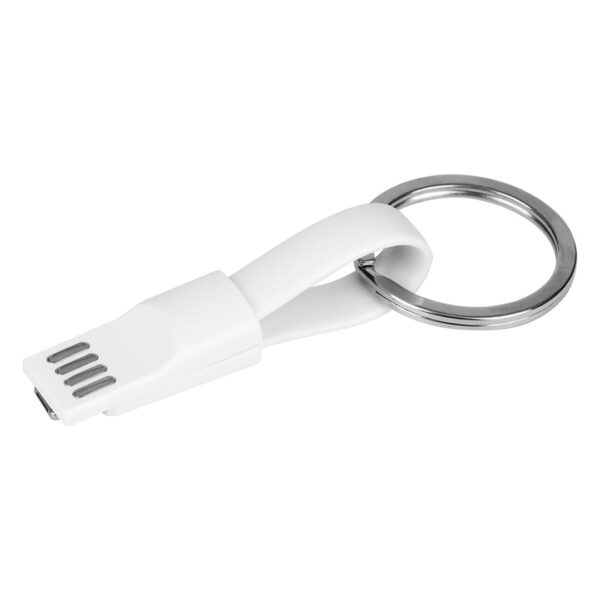 LINK, usb kabl-privezak 2 u 1, beli