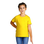 MASTER KID, dečja pamučna majica, žuta