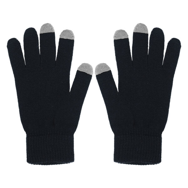 TOUCH GLOVE, rukavice sa tri aktivna "touch" prsta, tamno sive, L/XL
