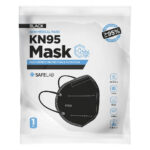 KN95, maska, crna