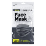 DFM 10, zaštitna maska za jednokratnu upotrebu, tamno siva