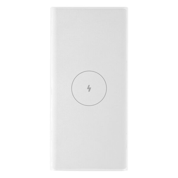 BUFFER, pomoćna baterija, 10.000 mah, bežično punjenje 10w, bela