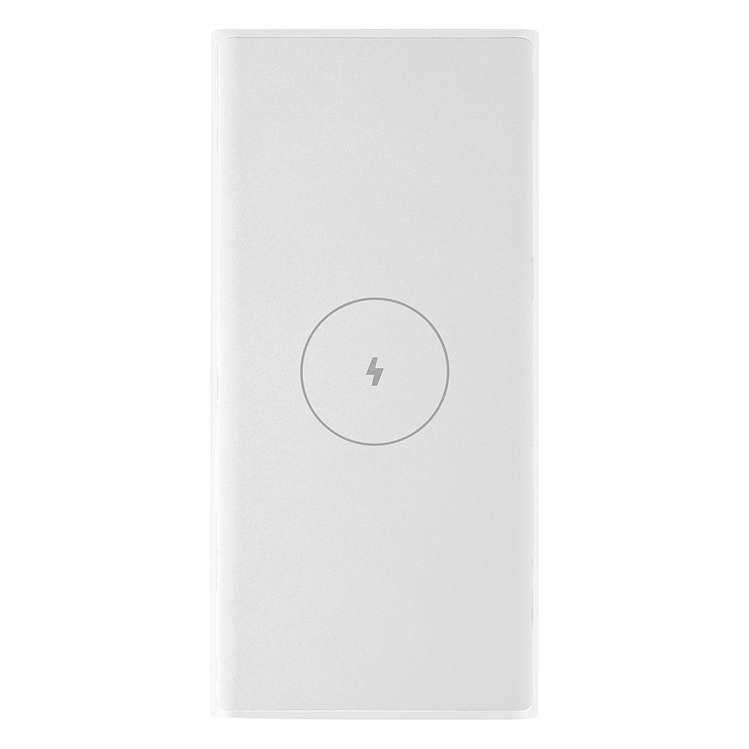 BUFFER, pomoćna baterija, 10.000 mah, bežično punjenje 10w, bela