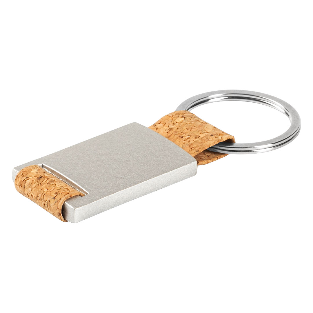 OLAF, privezak za ključeve od plute, sjajno metalni