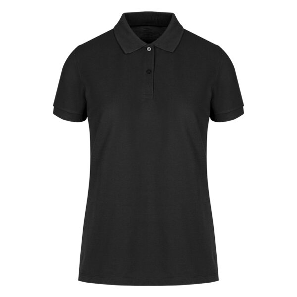 GO GREEN LADY, ženska polo majica, 180 g/m2, crna