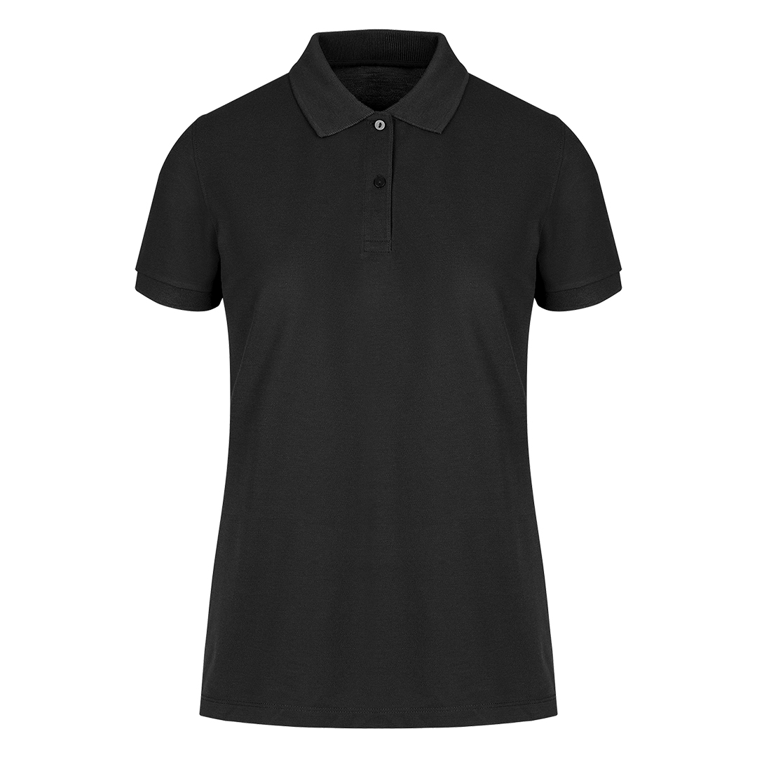 GO GREEN LADY, ženska polo majica, 180 g/m2, crna