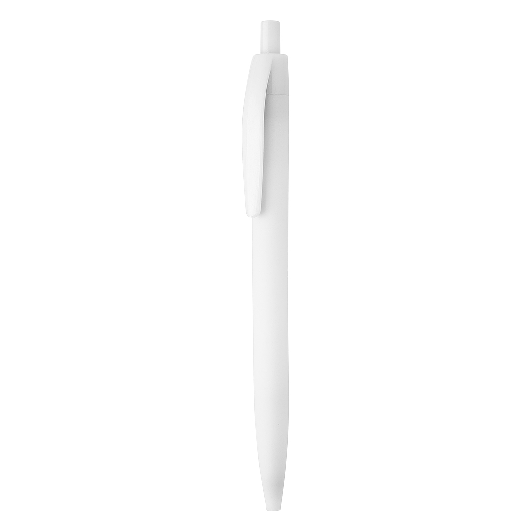 AMIGA SOFT, plastična hemijska olovka, bela