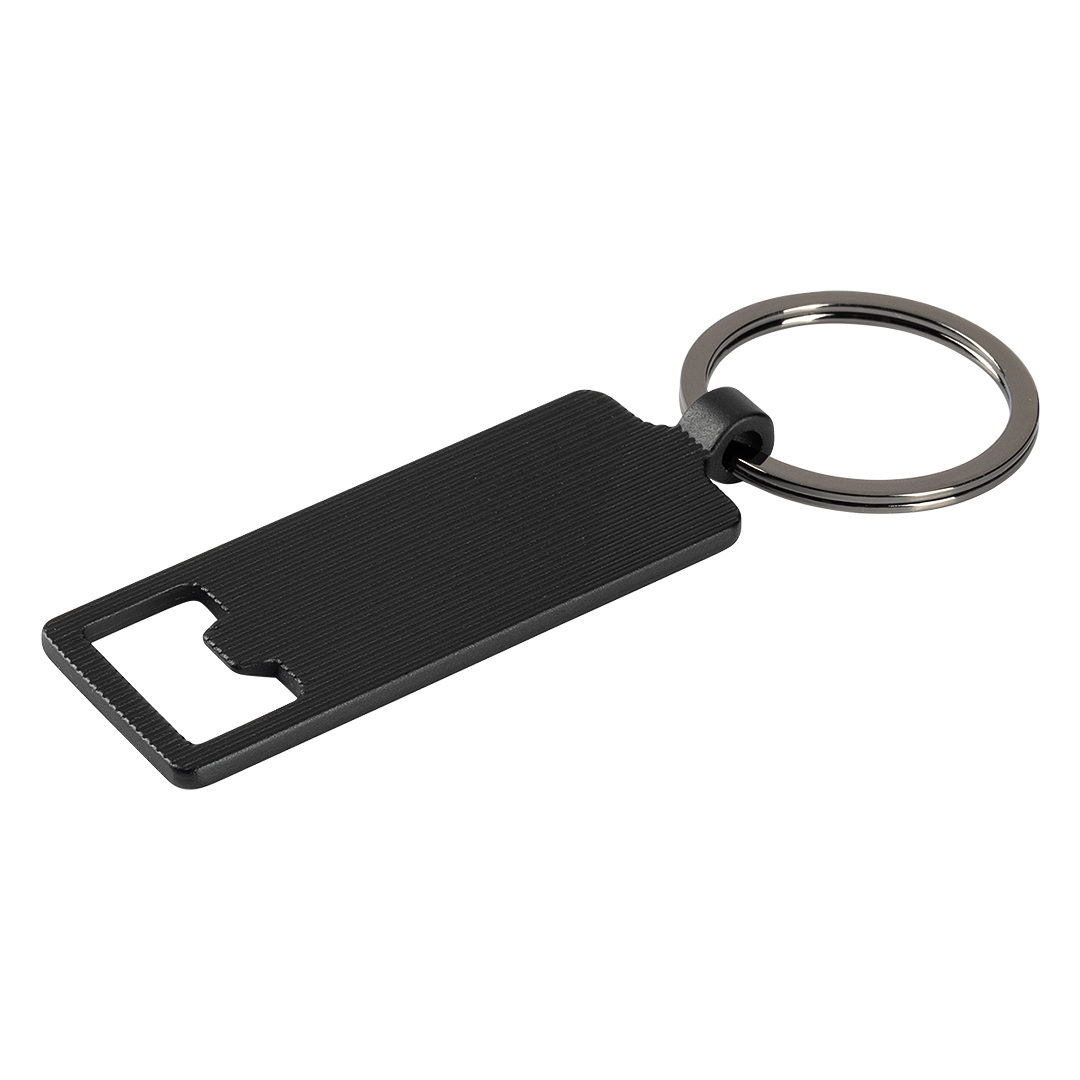 PILLAR OPENER, privezak za ključeve sa otvaračem za flaše, tamno metalni