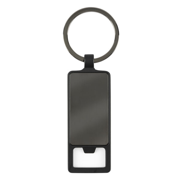 PILLAR OPENER, privezak za ključeve sa otvaračem za flaše, tamno metalni