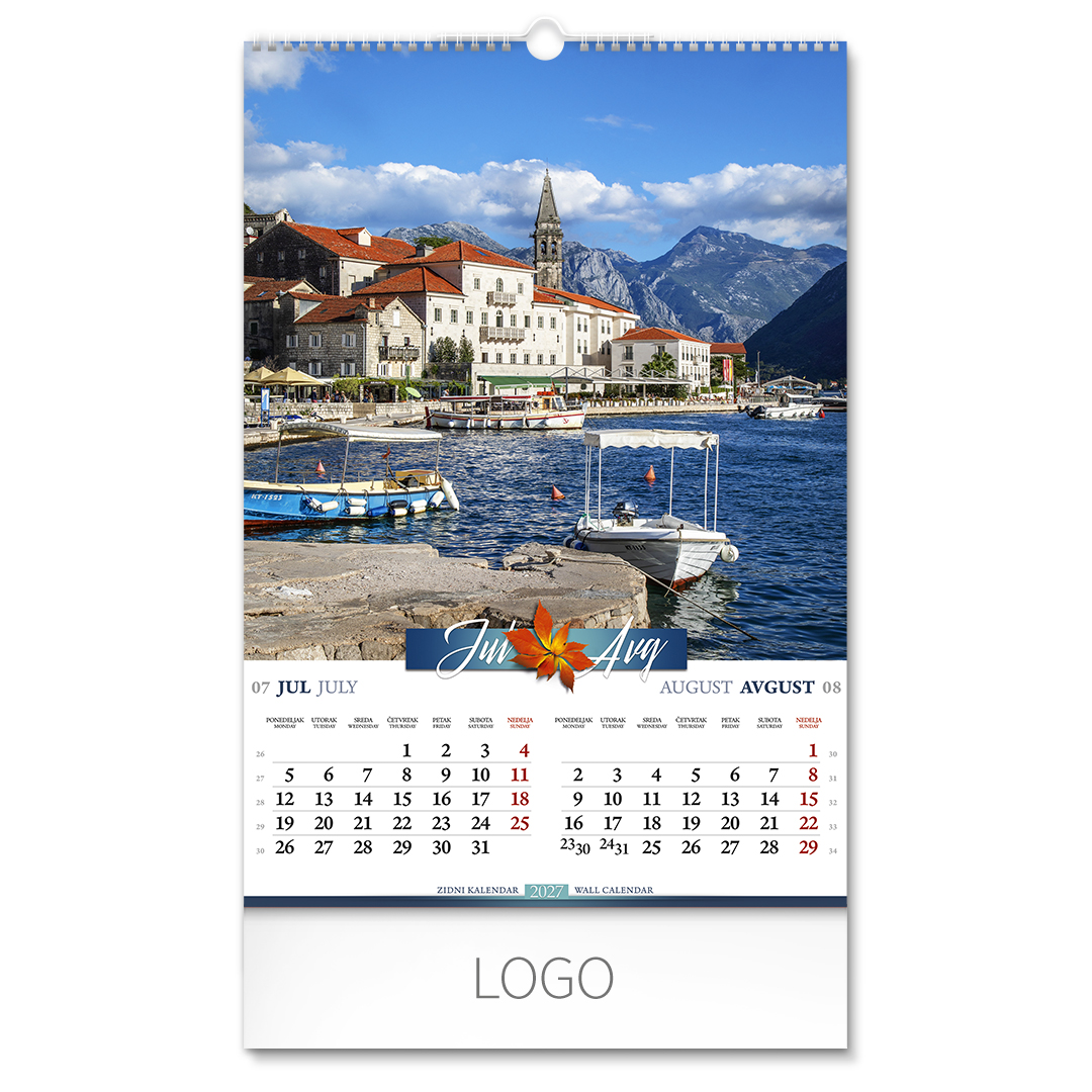 PRIRODA 02, zidni kalendar: 7 listova, dvomesečni